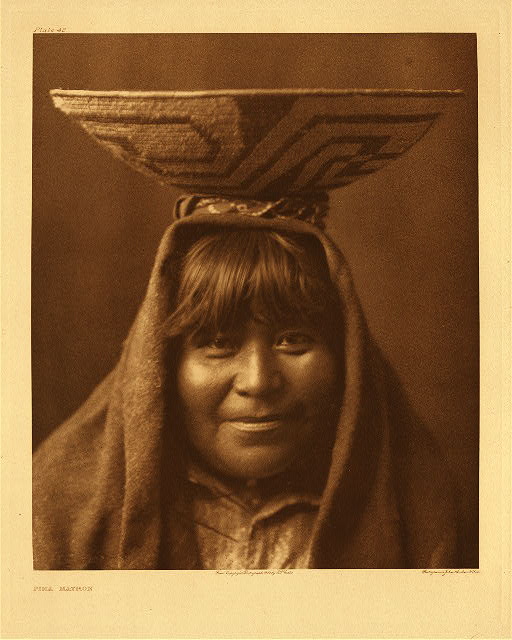 Žena z kmeňa Pimov